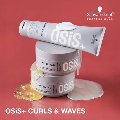 OSiS+ Bounty Balm Rich Curl Cream 5 oz (2 Pack) — Frizz Reduction & Texture Enhancement for All Curl Types