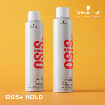 OSiS+ Freeze Medium Hold Hairspray 9 oz (2-Pack) – All Day Hold, Humidity & Heat Protection
