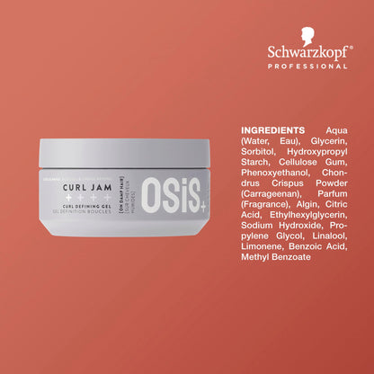 OSiS+ Curl Jam Moisturizing Defining Curl Gel – 10 oz (2 Pack) | Non-Stiff, Non-Crunchy for All Curl Types