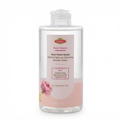 OTACI Rose Passion Micellar Cleansing Water – Rose Water Cleanser, Makeup Remover & Hydration