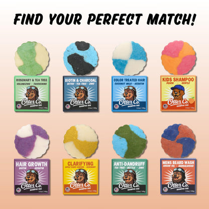 Otter co. Kids Gentle Peach Shampoo Bar – Tear-Free Organic Toddler Shampoo