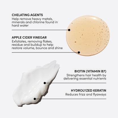 OUAI Detox Shampoo & Fine Hair Conditioner Bundle – Clarifying, Volume-Boosting Duo for Fine Hair
