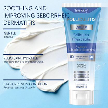 OUHENGTEK Folliculitis Cream | Soothes Bumps on Scalp, Face & Body – 120g (01)