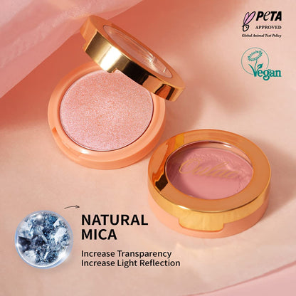 Oulac Purple Blush for Cheeks – Matte Finish, High Pigment, Long-Lasting, Rose Oil
