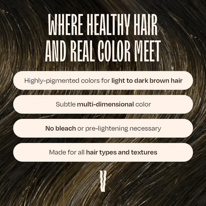 Overtone Daily Color Depositing Conditioner – Espresso Brown, 4.5oz | Vegan & Cruelty-Free