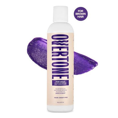 Overtone Daily Color Depositing Conditioner – Vivid Violet (8oz)