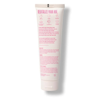 oVertone Magenta Majesty Daily Color Depositing Conditioner – Hydrating, Vegan & Cruelty-Free (4.5 oz)