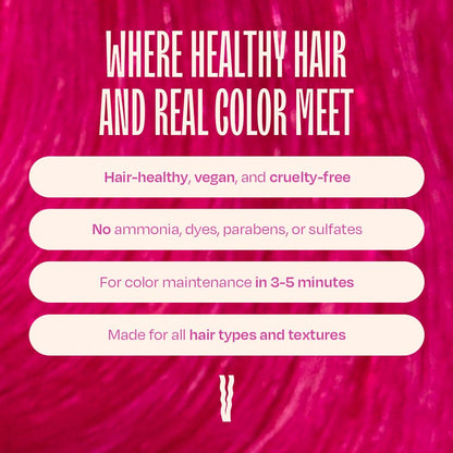 oVertone Magenta Majesty Daily Color Depositing Conditioner – Hydrating, Vegan & Cruelty-Free (4.5 oz)