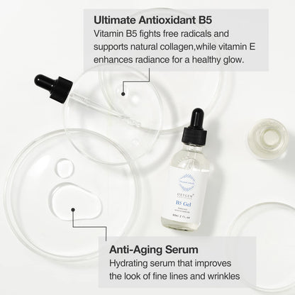OxygenCeuticals B5 Gel – Hydration Serum with Panthenol, Hyaluronic Acid & Adenosine | 30ml