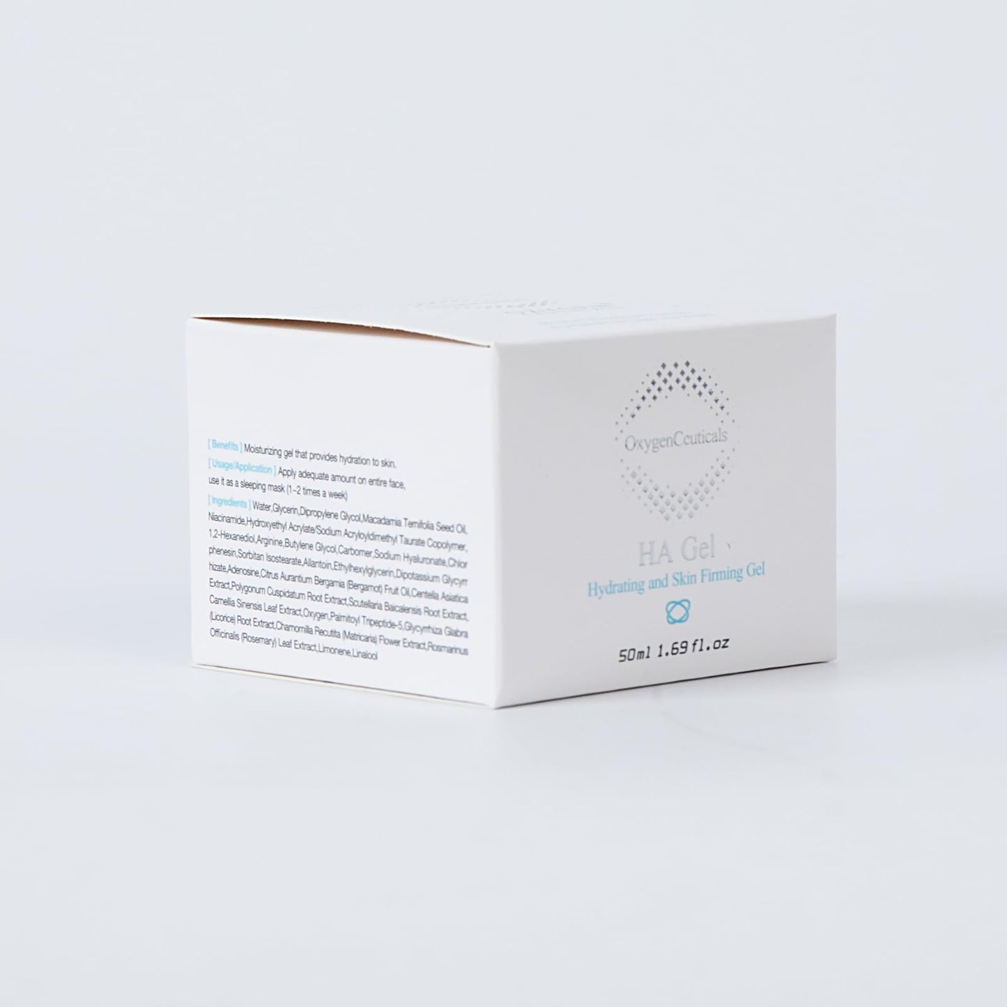 OxygenCeuticals HA Gel – Intensive Hydration with Hyaluronic Acid, Adenosine & Centella (50ml)