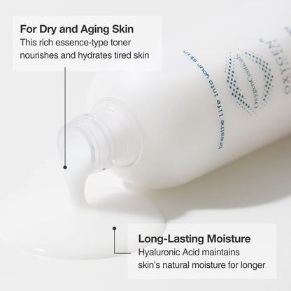 OxygenCeuticals Nutrient Toner – Essence-Type Hydration for Dry Skin with Sodium Hyaluronate, Portulaca & Allantoin