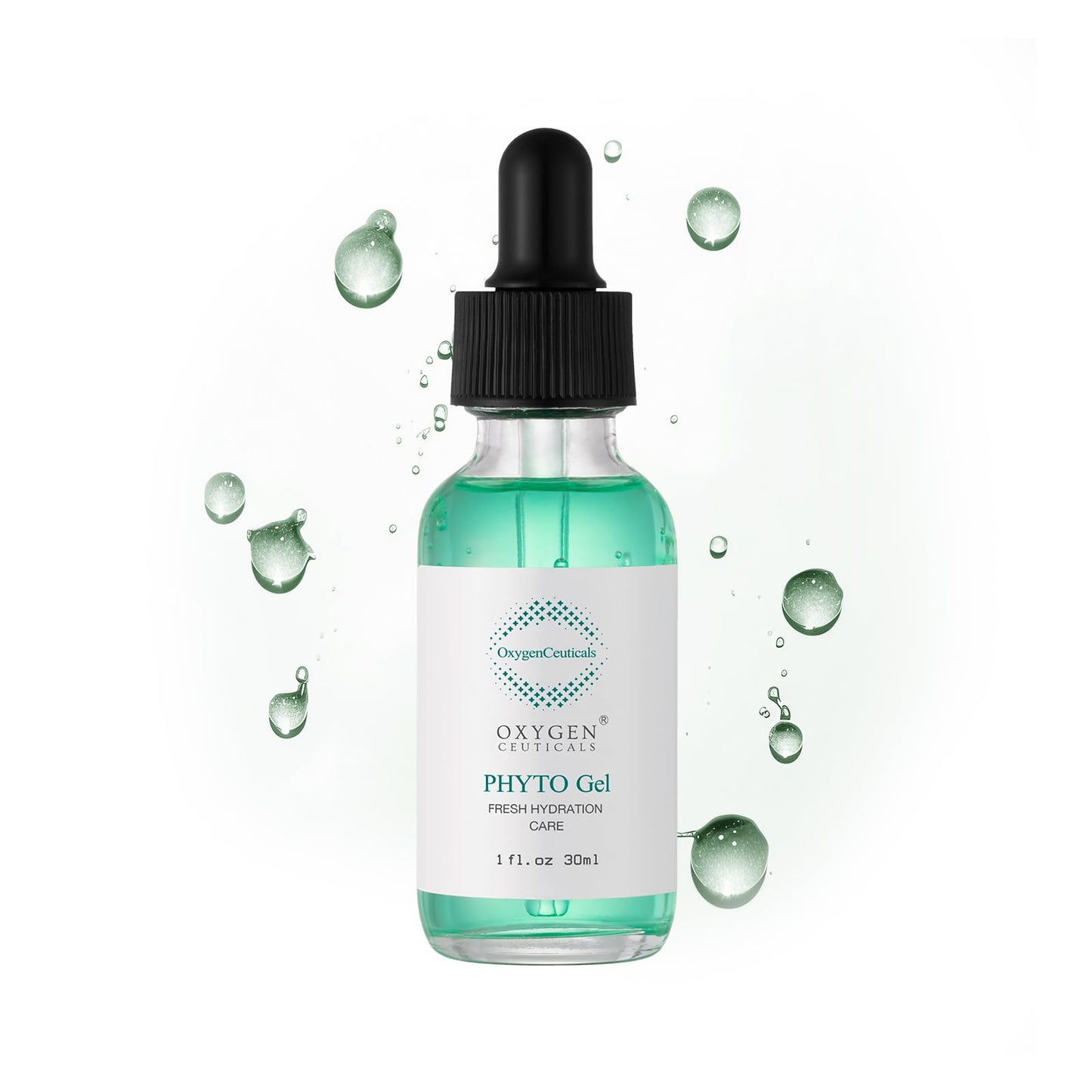 OxygenCeuticals Phyto Gel – Brightening & Soothing Gel Serum with Niacinamide, HA, Centella & Mulberry Extracts | Sensitive Skin 1 oz
