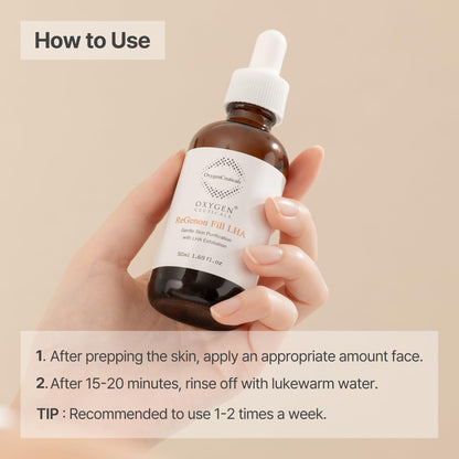 OxygenCeuticals ReGenon Fill LHA – Gentle LHA Serum for Sensitive Skin