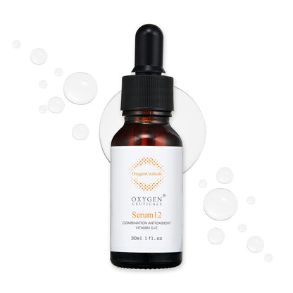 OxygenCeuticals Serum 12 – 12% Vitamin C + Vitamin E Brightening Serum for Sensitive Skin
