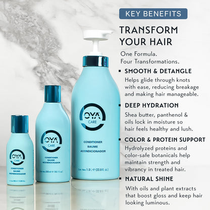 OYA Care Conditioner for Color-Treated Hair – Hydrating, Frizz-Reducing & Lightweight Strengthening (100 ml)