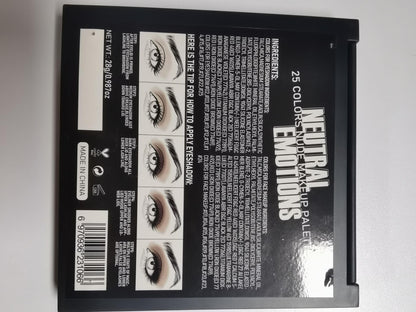 oygcee Nude Neutral Eyeshadow Palette – 25 Warm Shades, Long-Wear