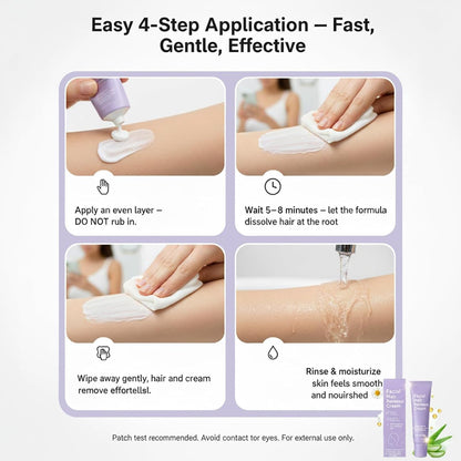 OYKOSE Facial Hair Removal Cream for Women – Gentle, No-Odor Formula for Sensitive Skin