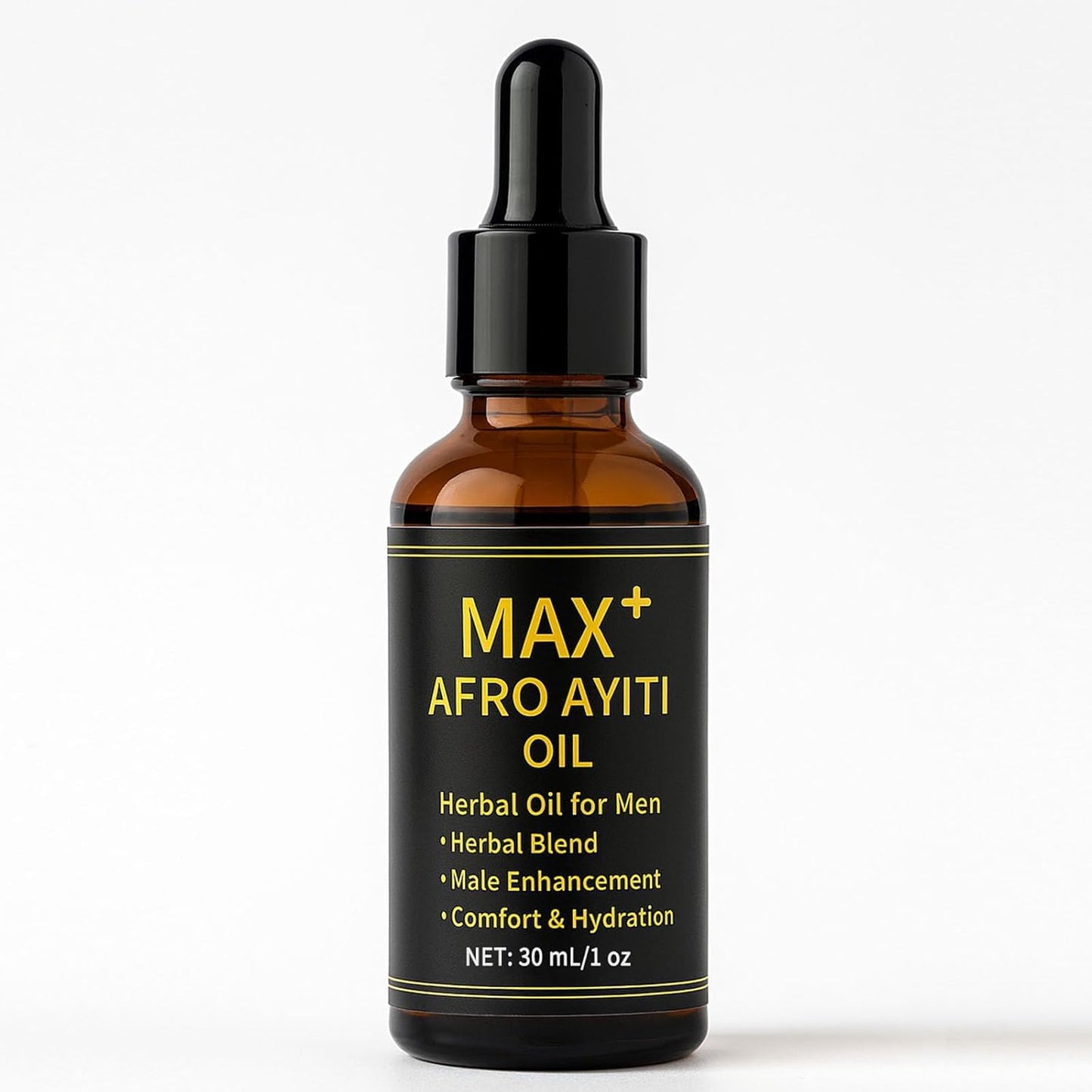 OZZKSO Max+ Afro Ayiti Oil – Natural Herbal Massage Oil, 30ML