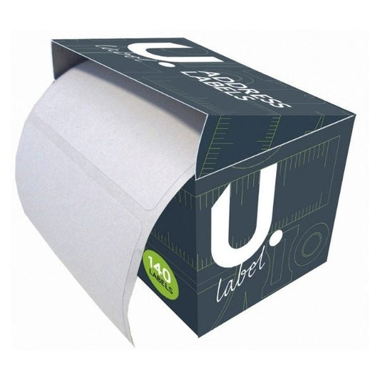 140 Bulk Address Labels on Roll White 6 x 85 x 6 cm