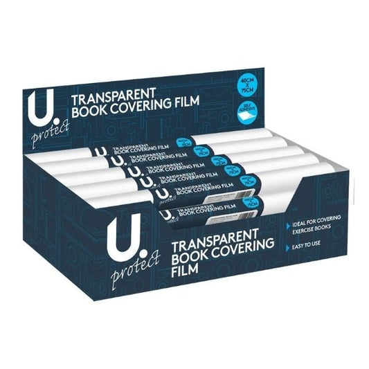 Premium Transparent Book Cover Film 40cm x 75cm