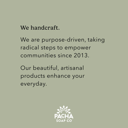 Pacha Soap Co. Pacha Peaces Uplift & Calm Bundle – All-Natural Handcrafted Bar Soap (2x4 oz) – USA Made