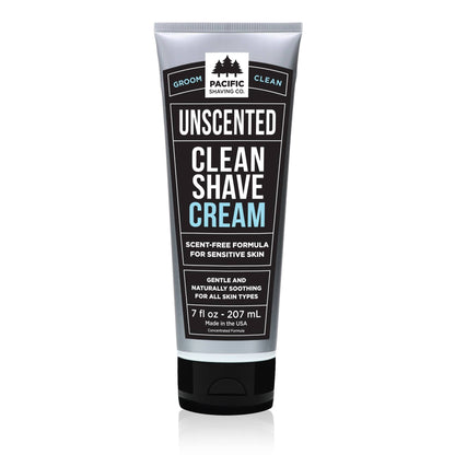 Pacific Shaving Company Clean Shaving Cream – Shea Butter & Vitamin E (7 oz)