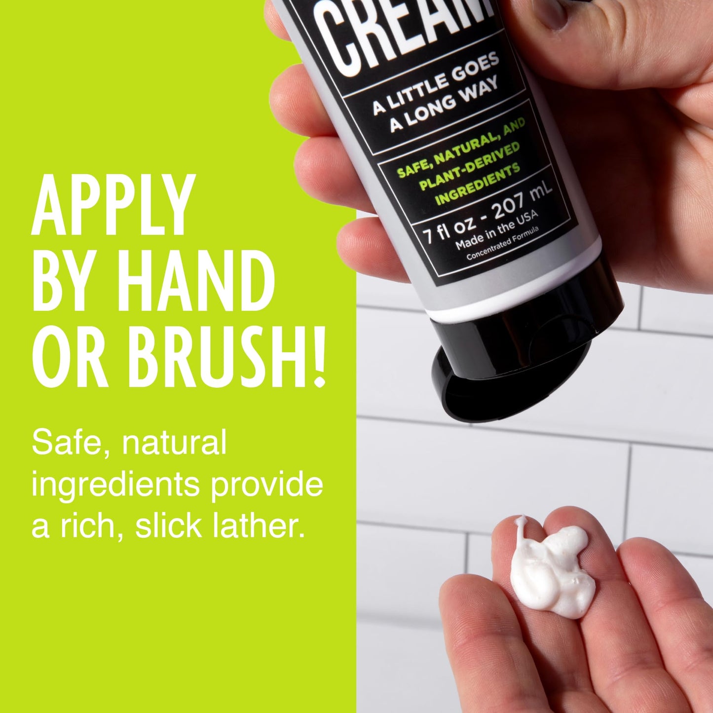 Pacific Shaving Company Natural Shaving Cream — Shea Butter + Vitamin E, Hydrating & Gentle for Sensitive Skin (3 x 3.4 oz)