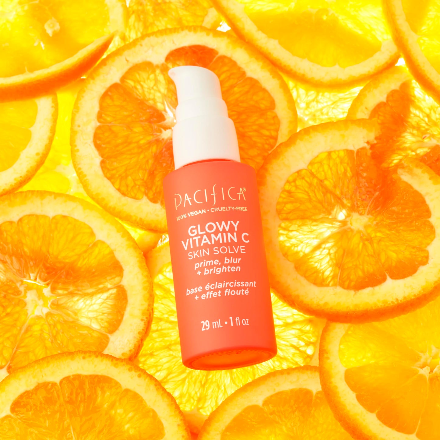 Pacifica Glowy Vitamin C Skin Solve Primer – Brightening Vitamin C Primer with Kakadu Plum & Squalane | Vegan & Cruelty-Free