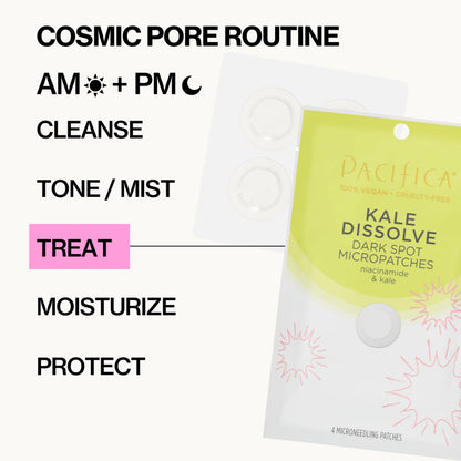 Pacifica Dark Spot Dissolving Micropatches 12-Pack – Niacinamide Tranexamic Kale