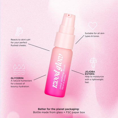 Pacifica Mood Glow pH Color Shifting Blush Balm – Hydrating, Buildable Cheek Tint