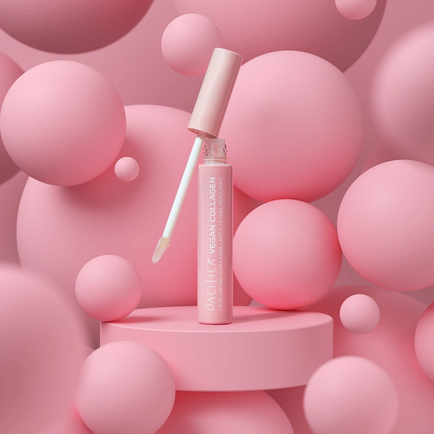 Pacifica Vegan Collagen Lip Plumping Gloss – Hydrating, High-Shine & Non-Sticky