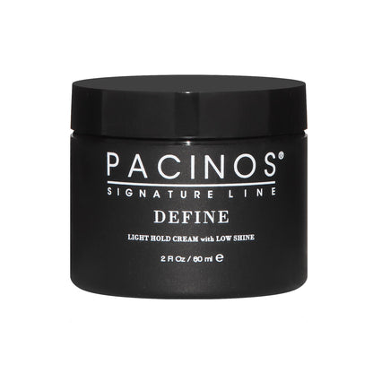 Pacinos Define Signature Light Hold Hair Cream - Water-Soluble Styling Cream (2 oz)