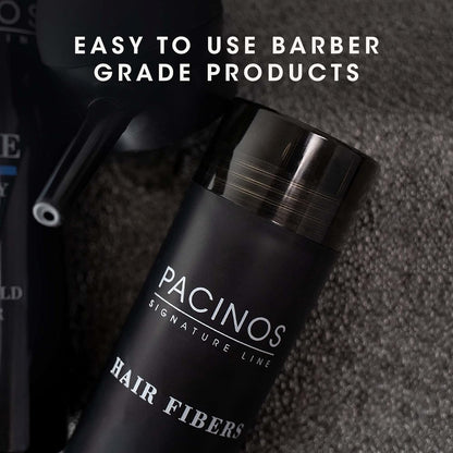 Pacinos Hair Fiber Kit | Conceal Thinning Hair Instantly with Fiber Hold Spray - Dark Brown