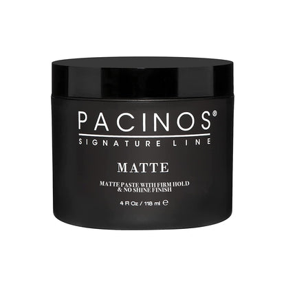 Pacinos Matte Hair Paste – Firm Hold, No Shine, Sculpting & Texture, 4 fl oz
