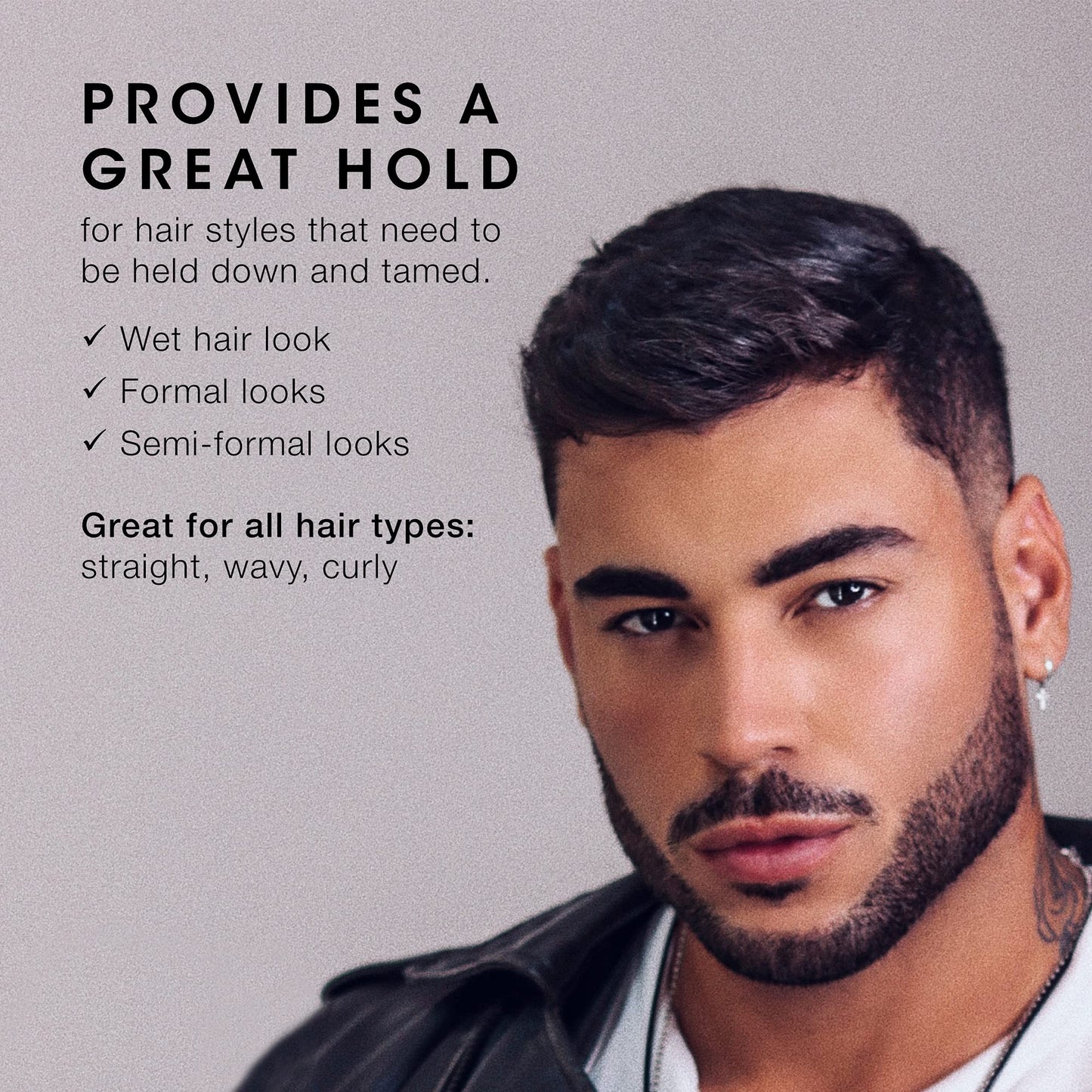 Pacinos Sleek Extra Hold Pomade with Shine | Long-Lasting Definition for All Hair Types | 2 oz