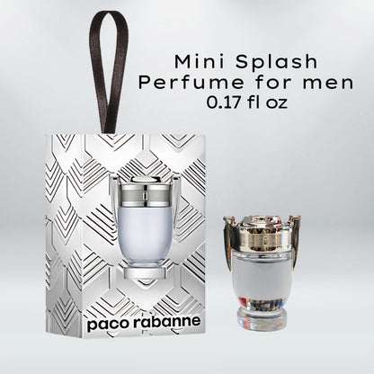 Paco Rabanne Invictus Mini EDT for Men – 0.17 fl oz Travel-Size Splash