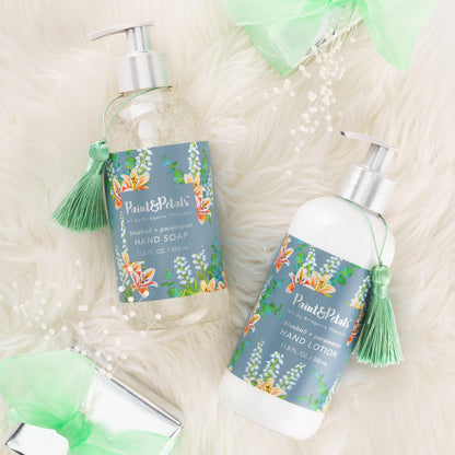 PAINT & PETALS Bluebell & Persimmon Hand Lotion – Nourishing Shea Butter