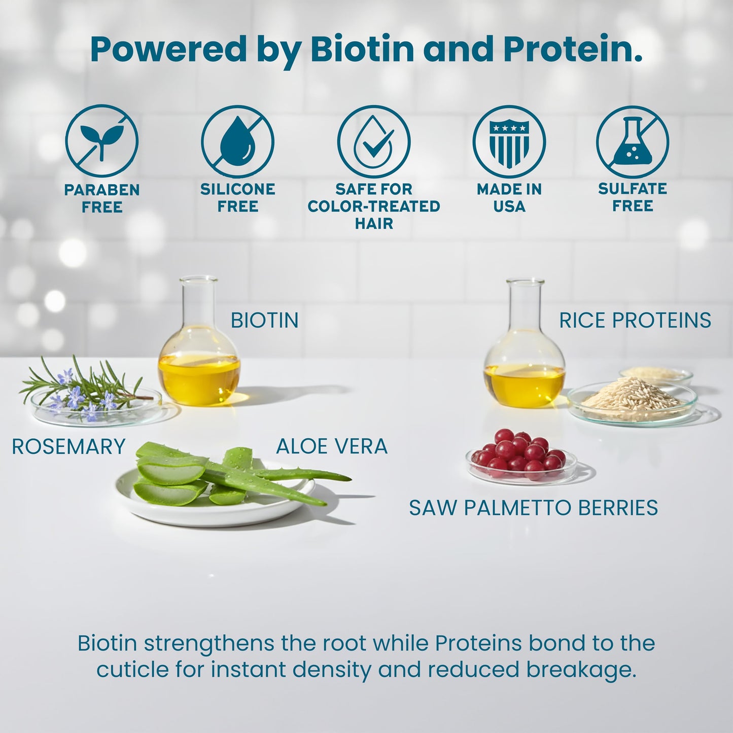 Paisle Botanics Biotin Thickening Shampoo – Natural Volume for Fine or Thinning Hair