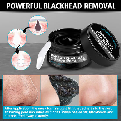 Paistely Blackhead Mask Peel Off — Charcoal Purifying Deep-Cleansing Mask (120g)