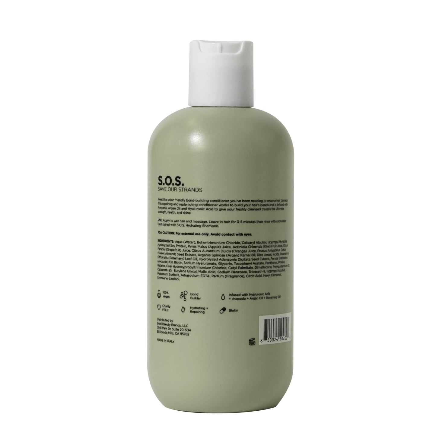Pallure Hydrating Bond Conditioner – Thicker, Voluminous Hair | Hyaluronic Acid, Biotin, Avocado & Rosemary Oil (10.14 Fl Oz)