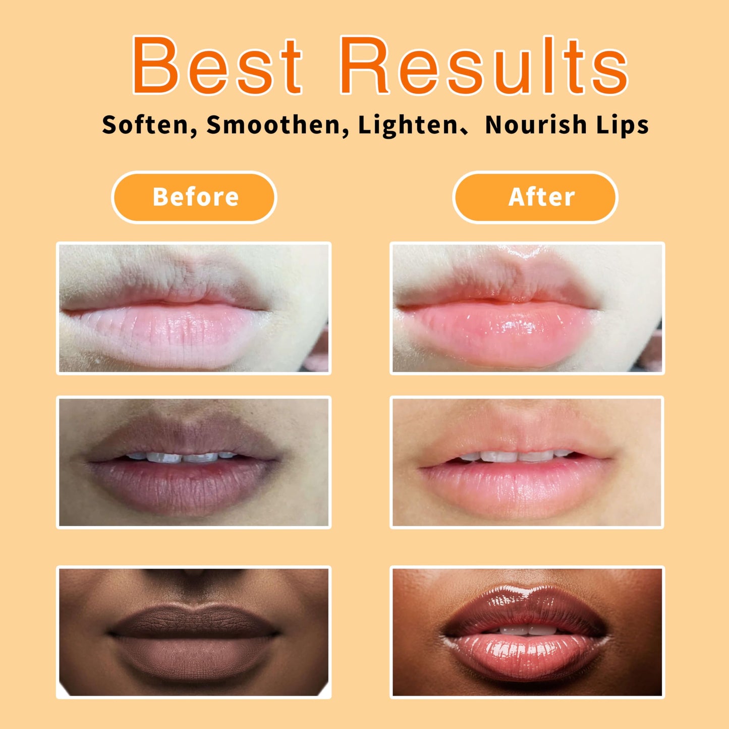 Paminify Turmeric Lip Balm for Smokers – Brightening, Long-Lasting Moisture, 2 PCS
