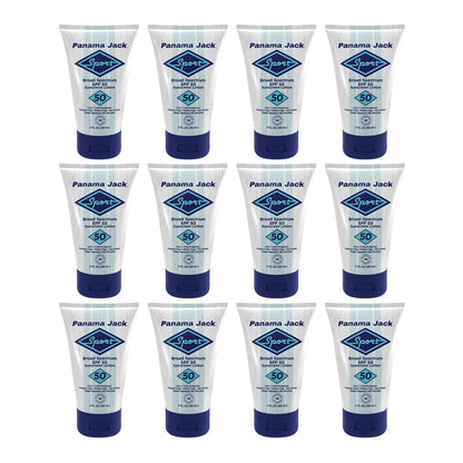Panama Jack Sport Sunscreen Lotion SPF 50 – Non-Greasy, Water-Resistant (Pack of 12)