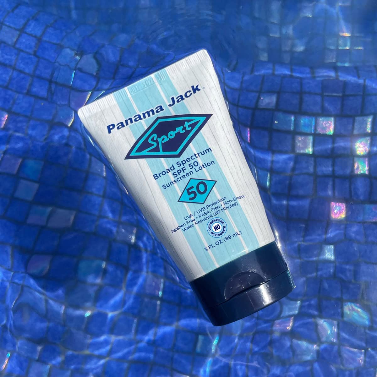 Panama Jack Sport Sunscreen Lotion SPF 50 – Non-Greasy, Water-Resistant (Pack of 12)