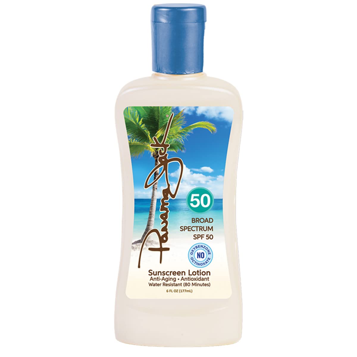 Panama Jack Sunscreen Suntan Lotion SPF 50 – Broad Spectrum UVA/UVB, Pack of 6 x 6 fl oz, Cruelty-Free