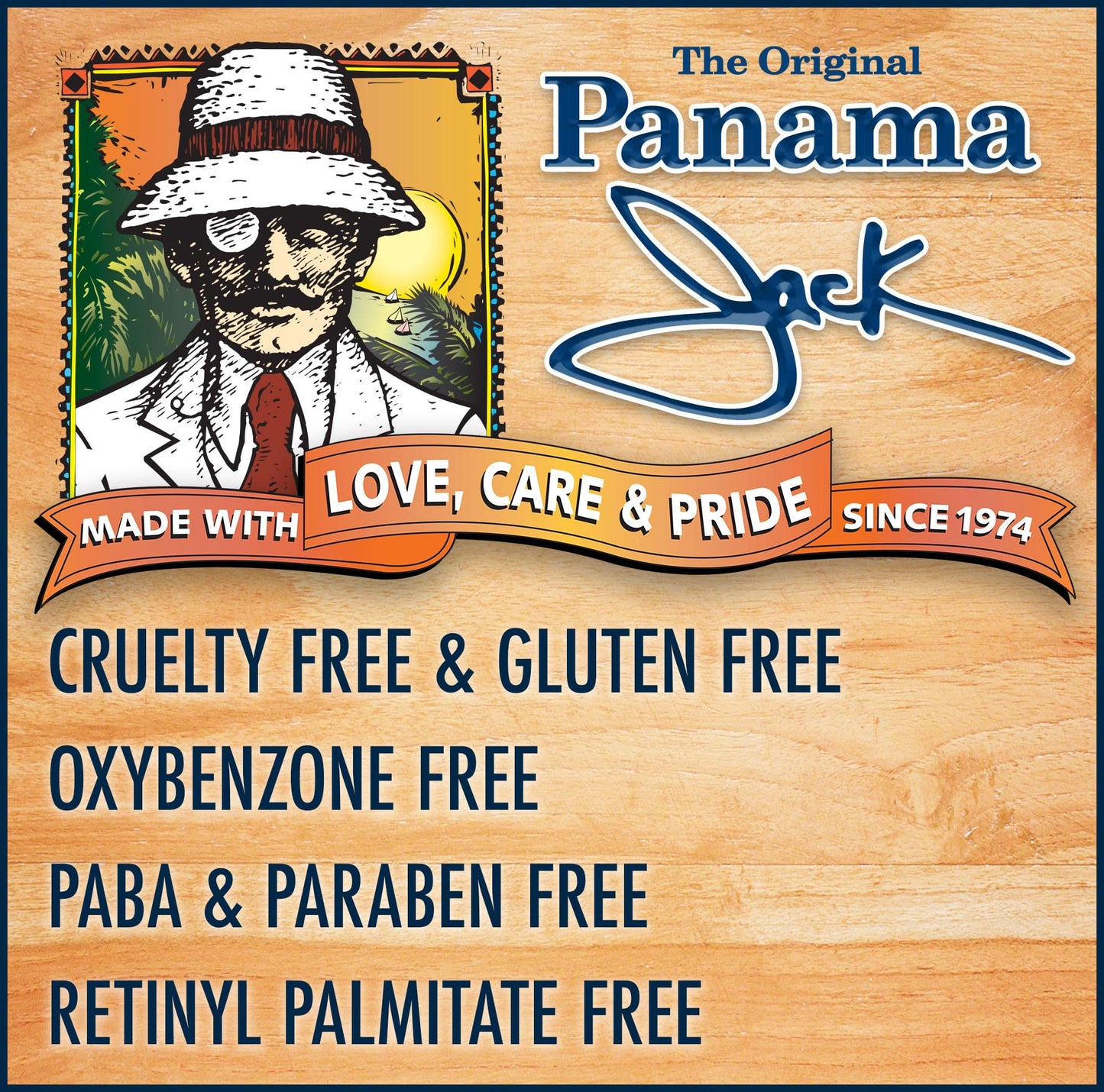 Panama Jack Sunscreen Lip Balm SPF 45 – Broad Spectrum Lip Protection (7 Pack)
