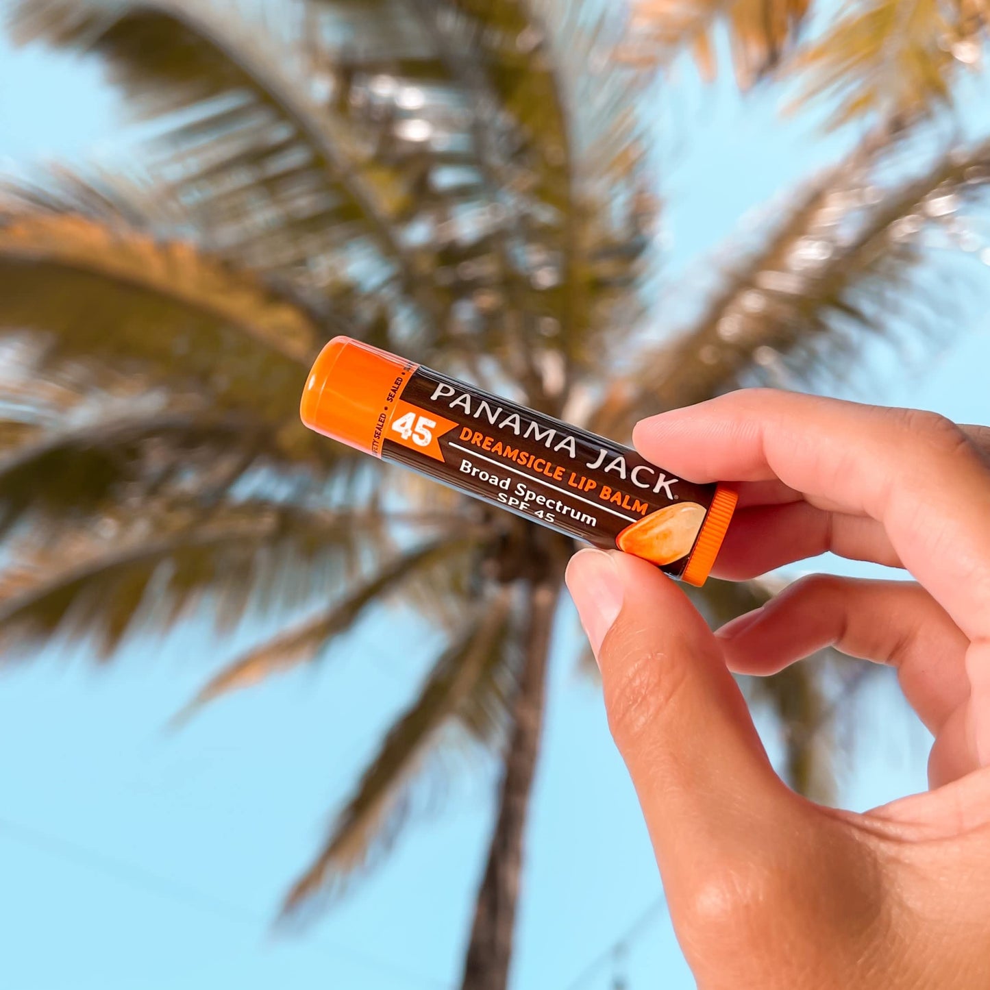 Panama Jack Sunscreen Lip Balm SPF 45 – Dreamsicle (Pack of 7)