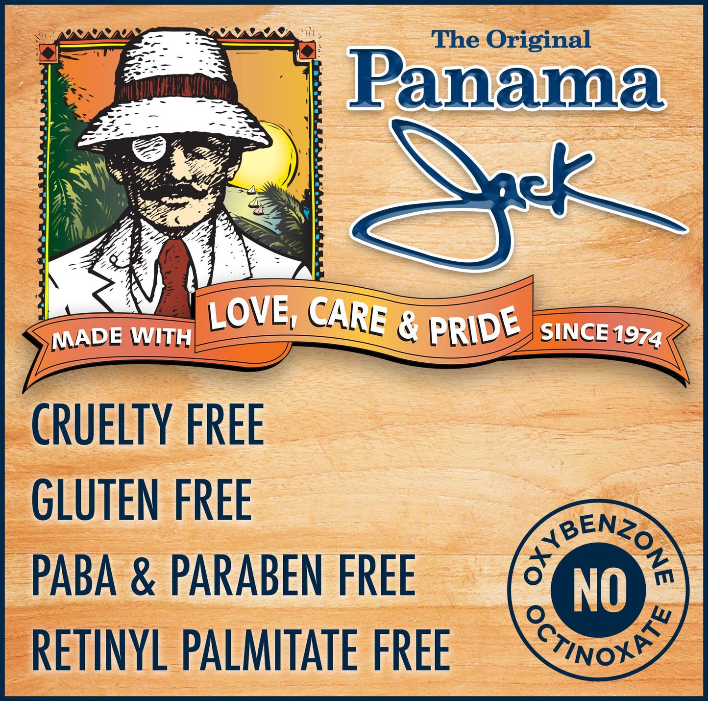 Panama Jack Sunscreen Tanning Lotion SPF 4 – Cruelty-Free 2-Pack (6 oz)