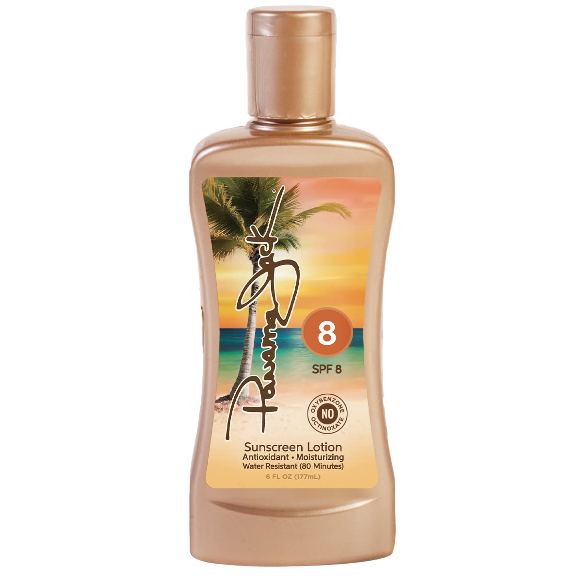 Panama Jack Sunscreen Tanning Lotion SPF 8 – 2 Pack, Reef-Friendly & Cruelty-Free
