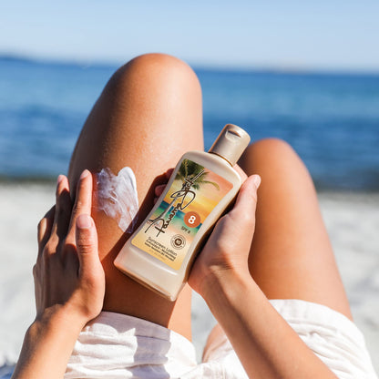 Panama Jack Sunscreen Tanning Lotion SPF 8 – 2 Pack, Reef-Friendly & Cruelty-Free