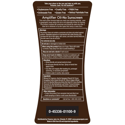 Panama Jack Trailblazer Set: Amplifier & Trophy Tanning Oils (SPF 0)